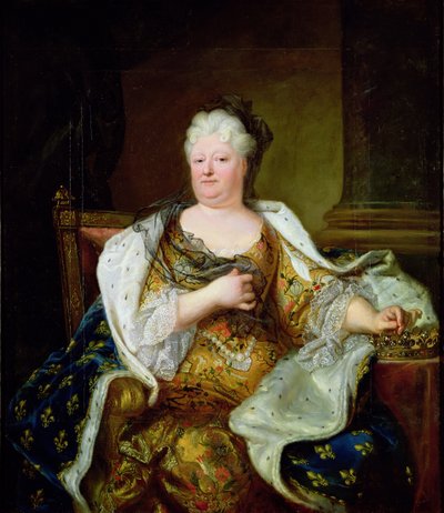 Portrait of Elizabeth Charlotte of Bavaria, Duchess of Orleans by Hyacinthe Francois Rigaud